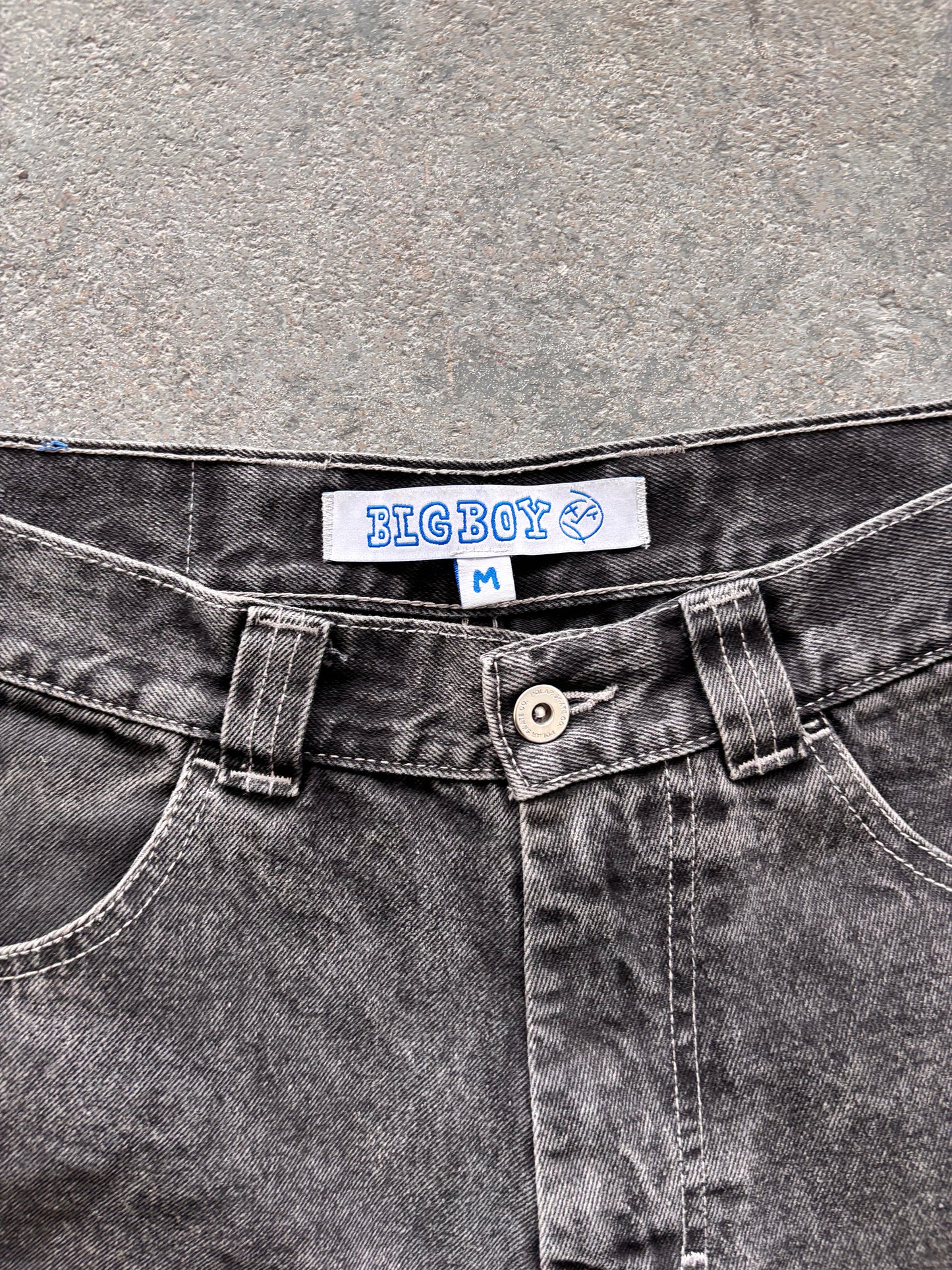 Polar Big Boy Black denim short - Sz M