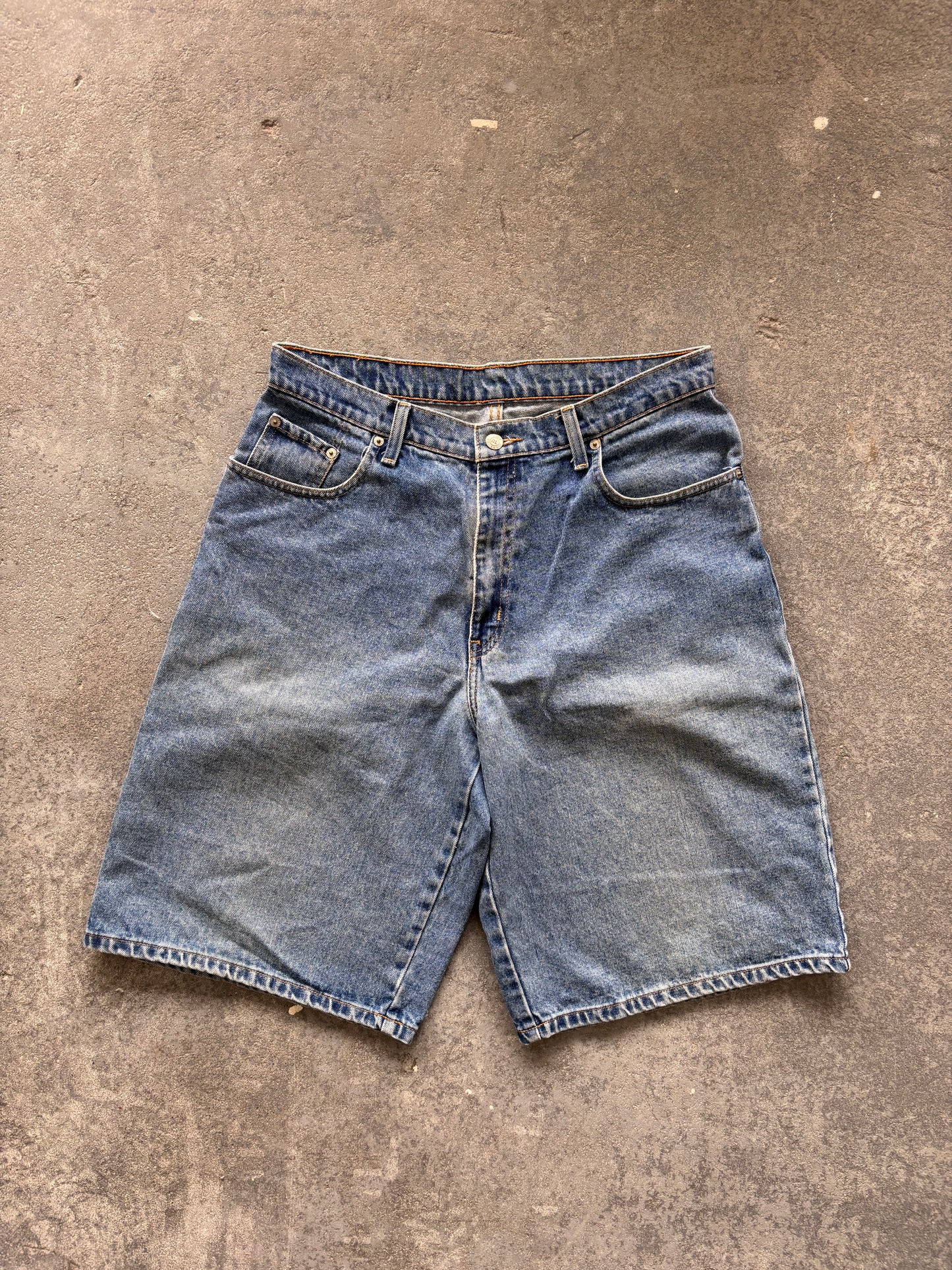 90s Polo Sport RL Light Wash Loose denim short - Sz 34