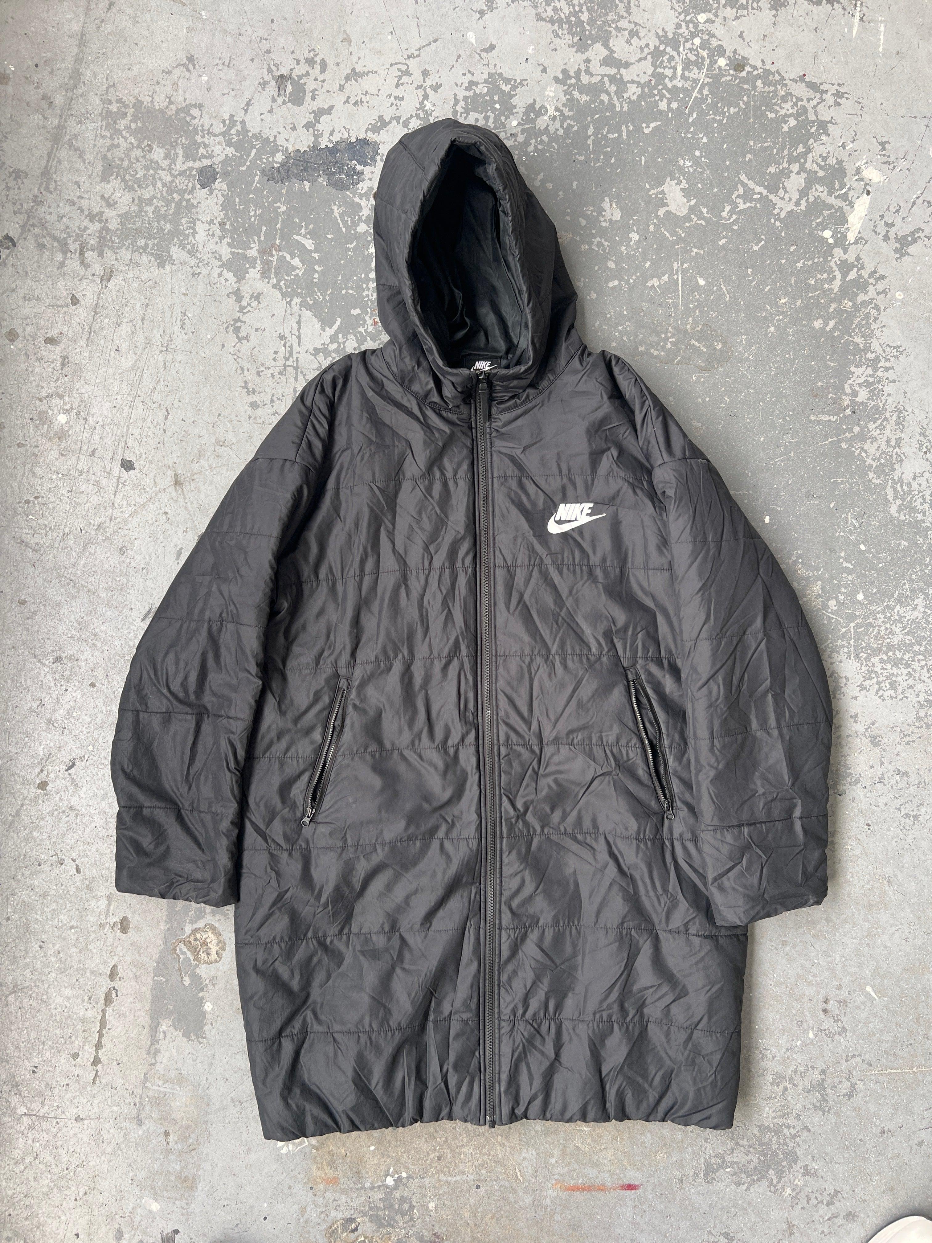 Nike Swoosh Puffer Trech Coat - Size M