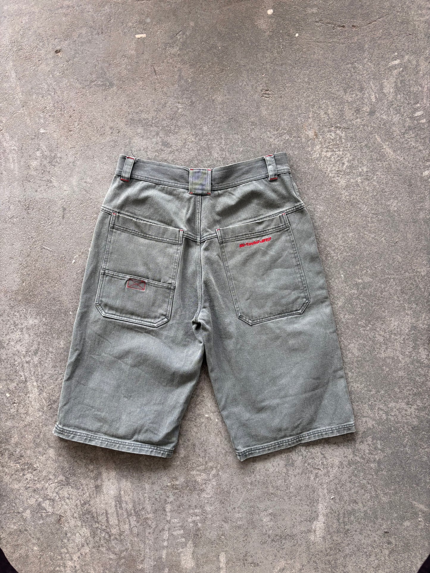 Mctavish Utility green denim short - Sz 34