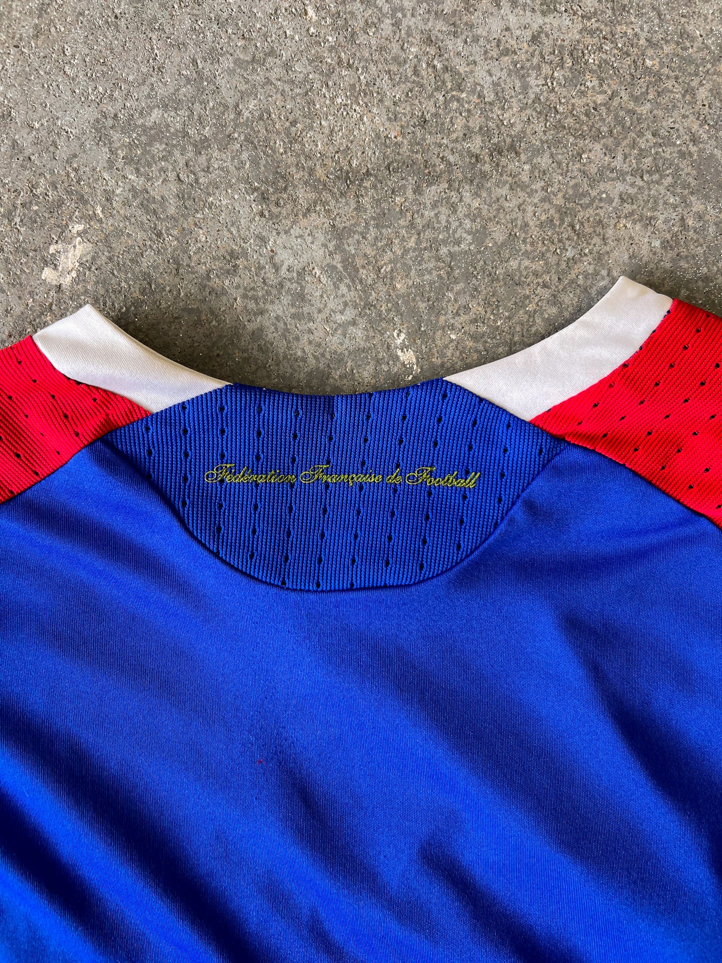 2007 France home kit soccer jersey - Sz L
