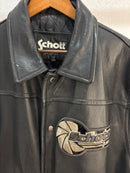 90s Schott NYC Bomber Leather Jacket - Size L