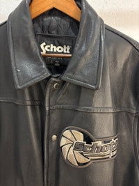 90s Schott NYC Bomber Leather Jacket - Size L