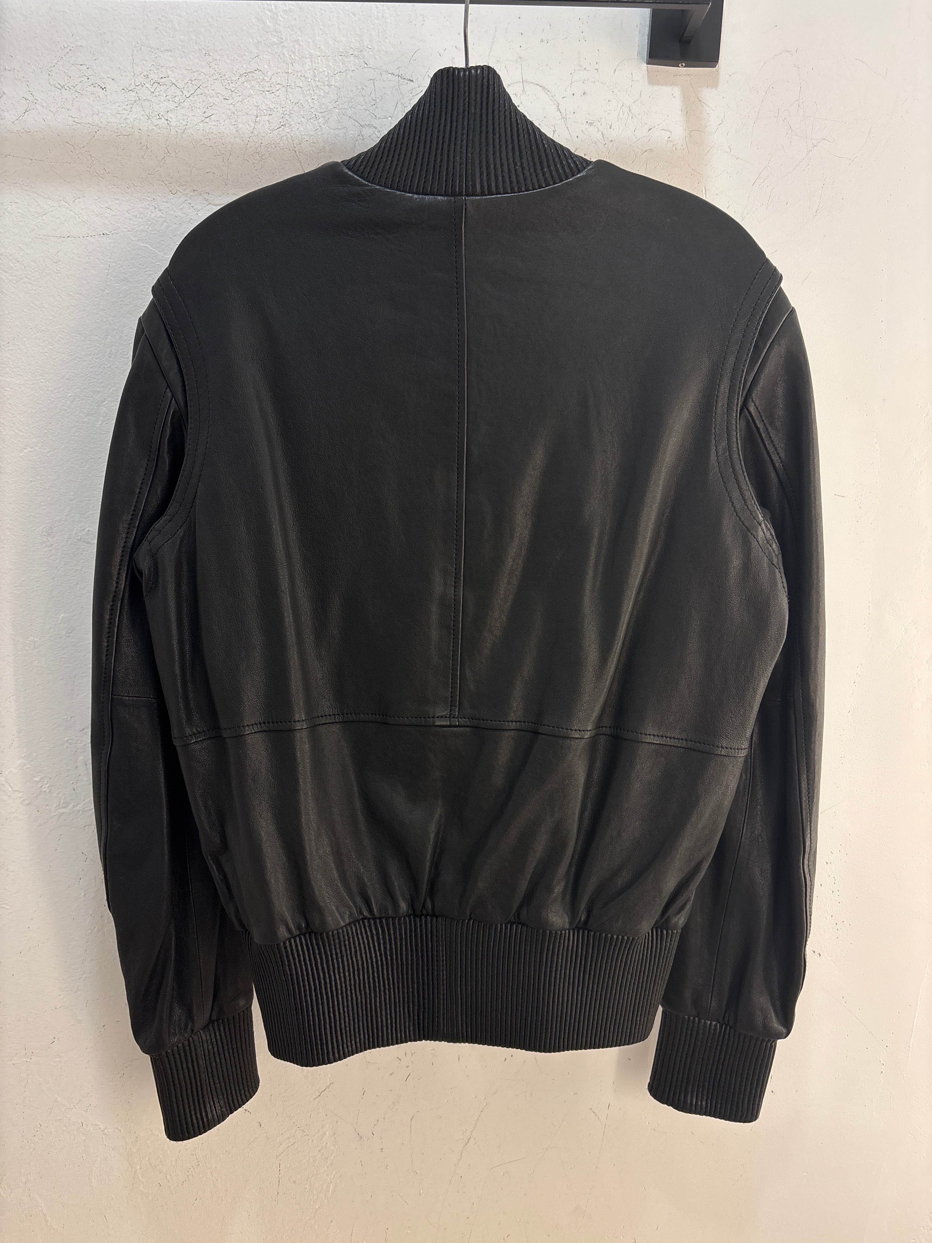 NVSL Tailors Bomber Leather Jacket - Fit S/M