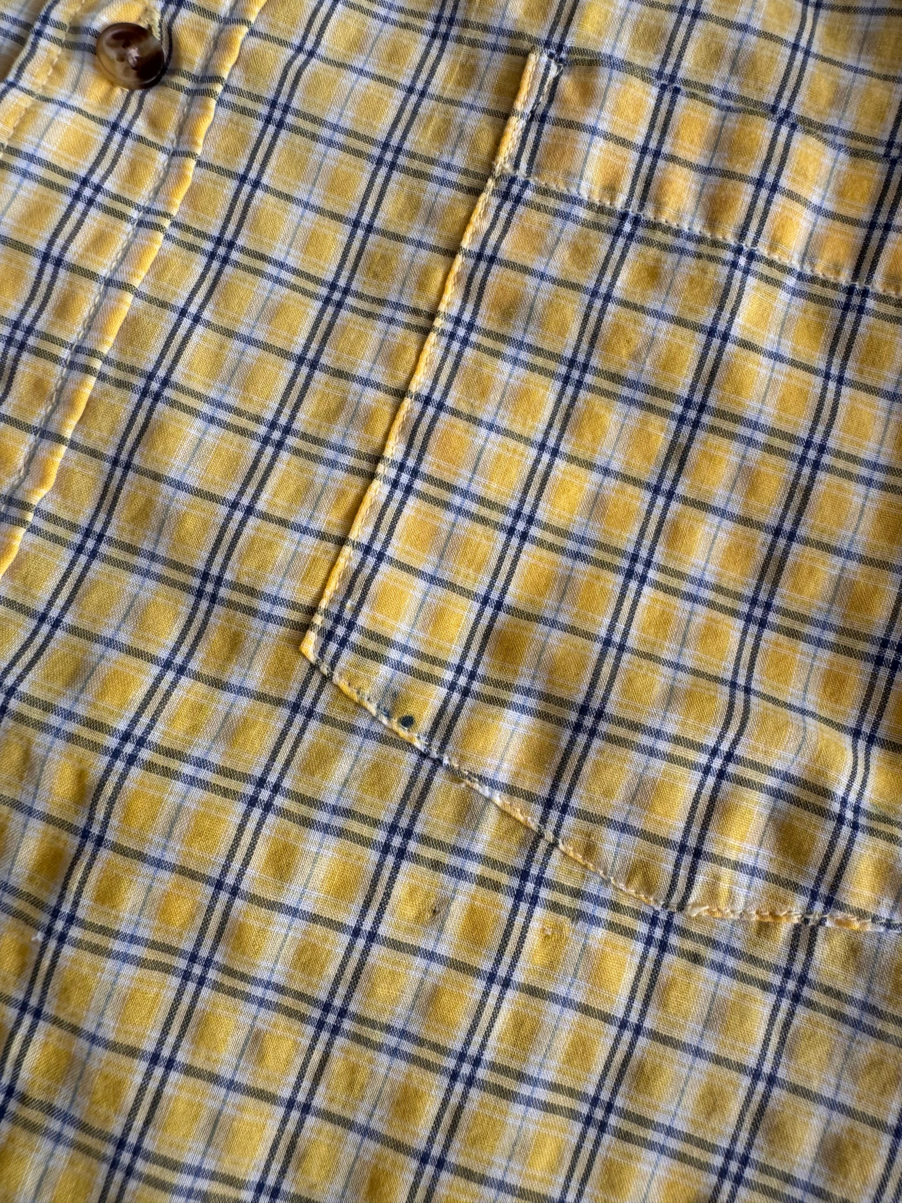 90' Truly Checkered crop Shirt - Sz M