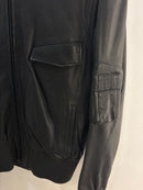 NVSL Tailors Bomber Leather Jacket - Fit S/M
