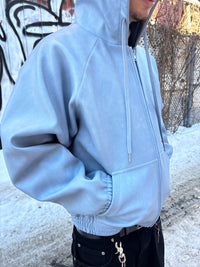 Arte Baby Blue Hooded Jacket - Size M