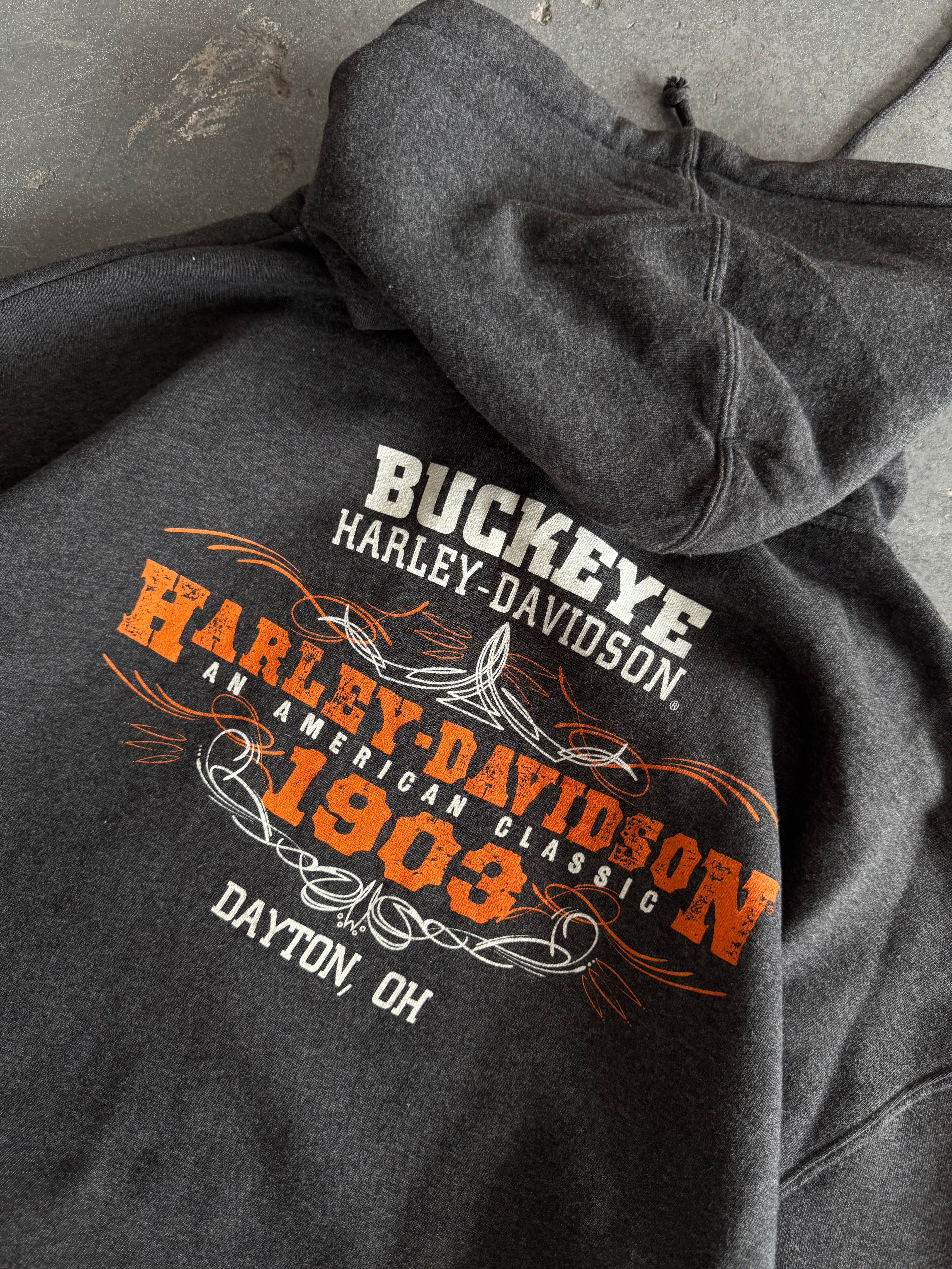 Harley-Davidson Panhead Zip-up - Sz XL