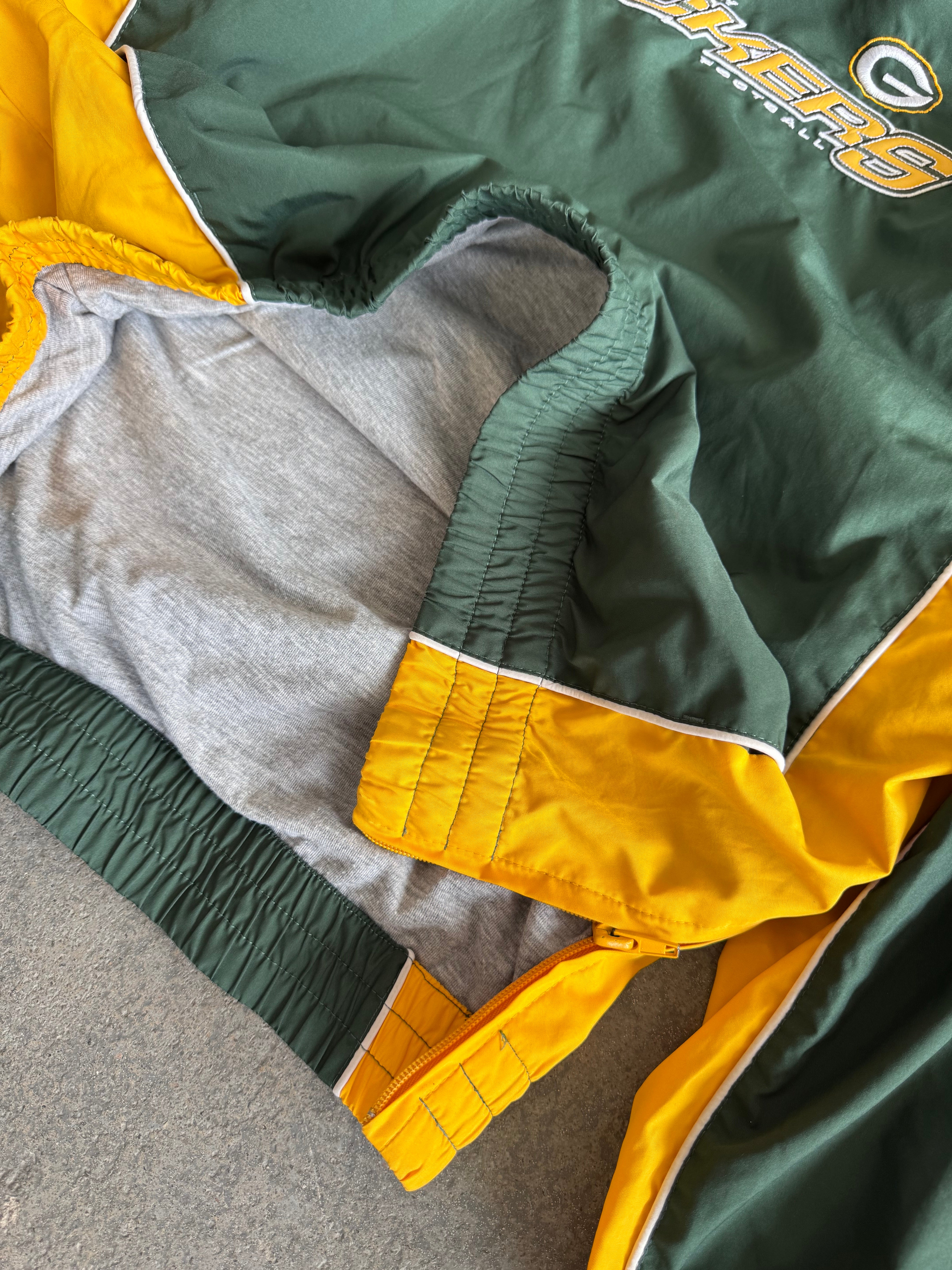 Y2K Packers Windbreaker - Sz S
