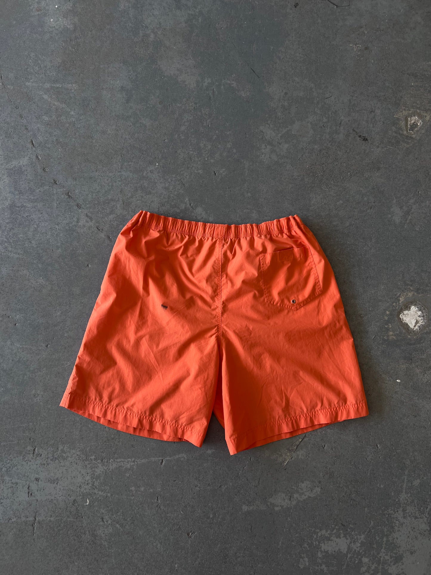 90s Polo Sport Orange trunk Short - Sz XL