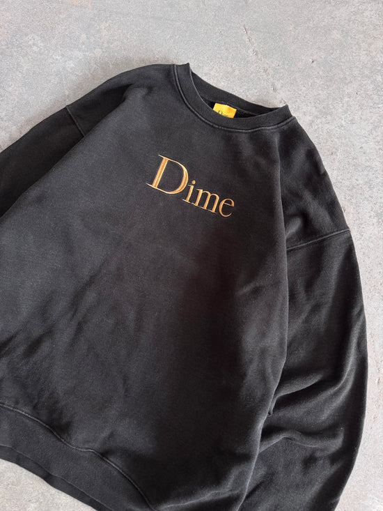 Dime MTL bronze logo crewneck - Sz L