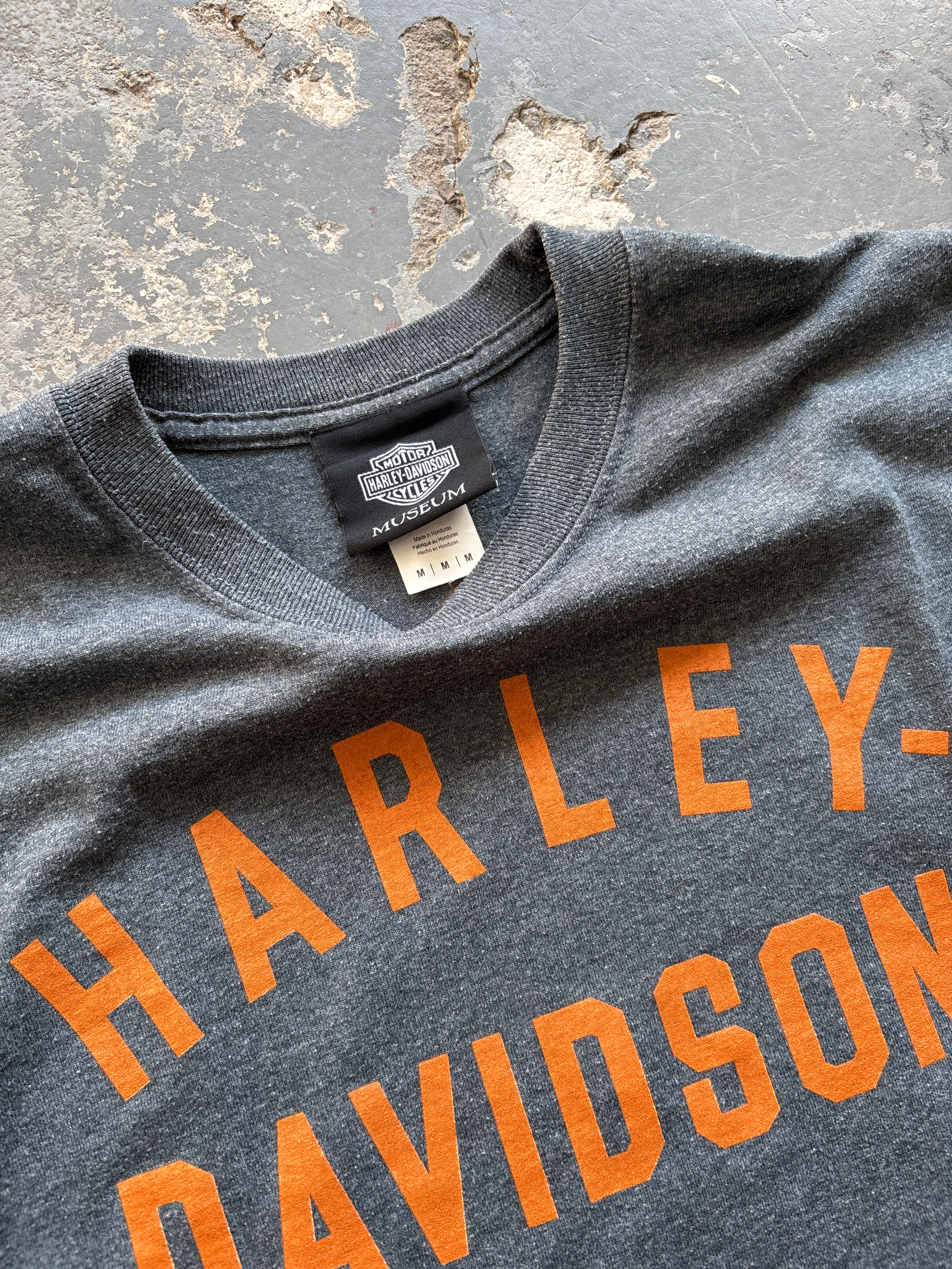 Harley Davidson grey L/S - Sz M
