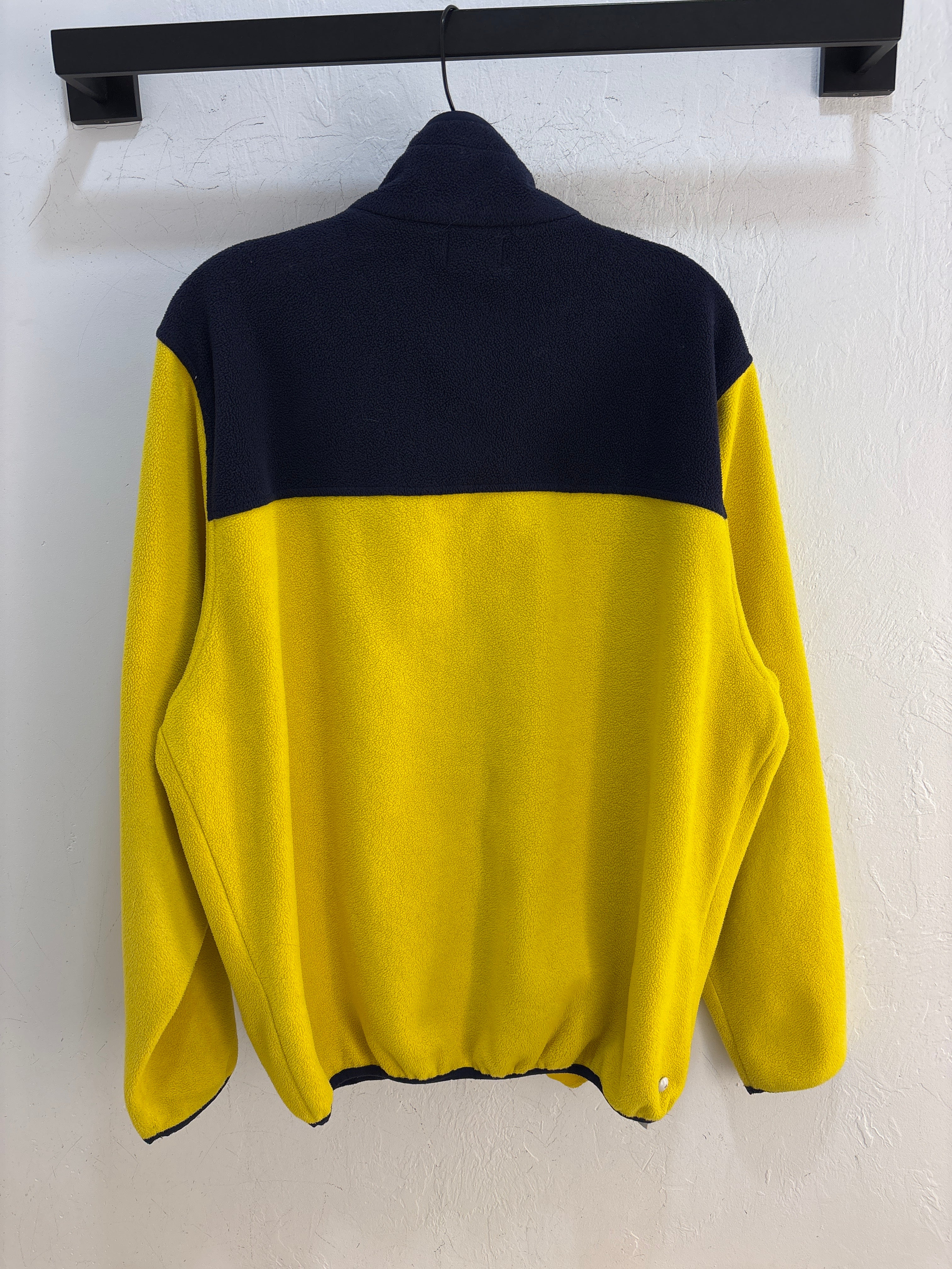 Polaire DIME jaune métallisé/marine - Taille L