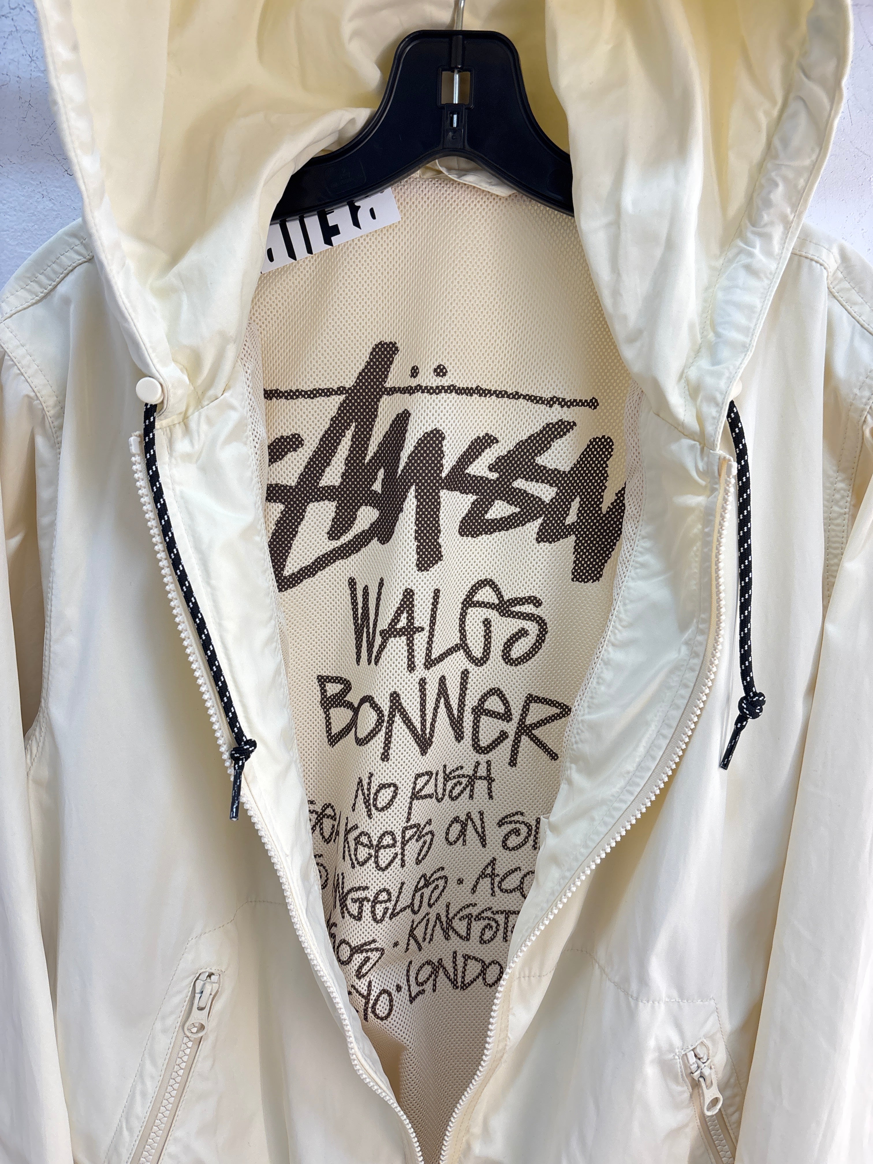 Stussy X Wales Bonner Tan Windbreaker - Size S
