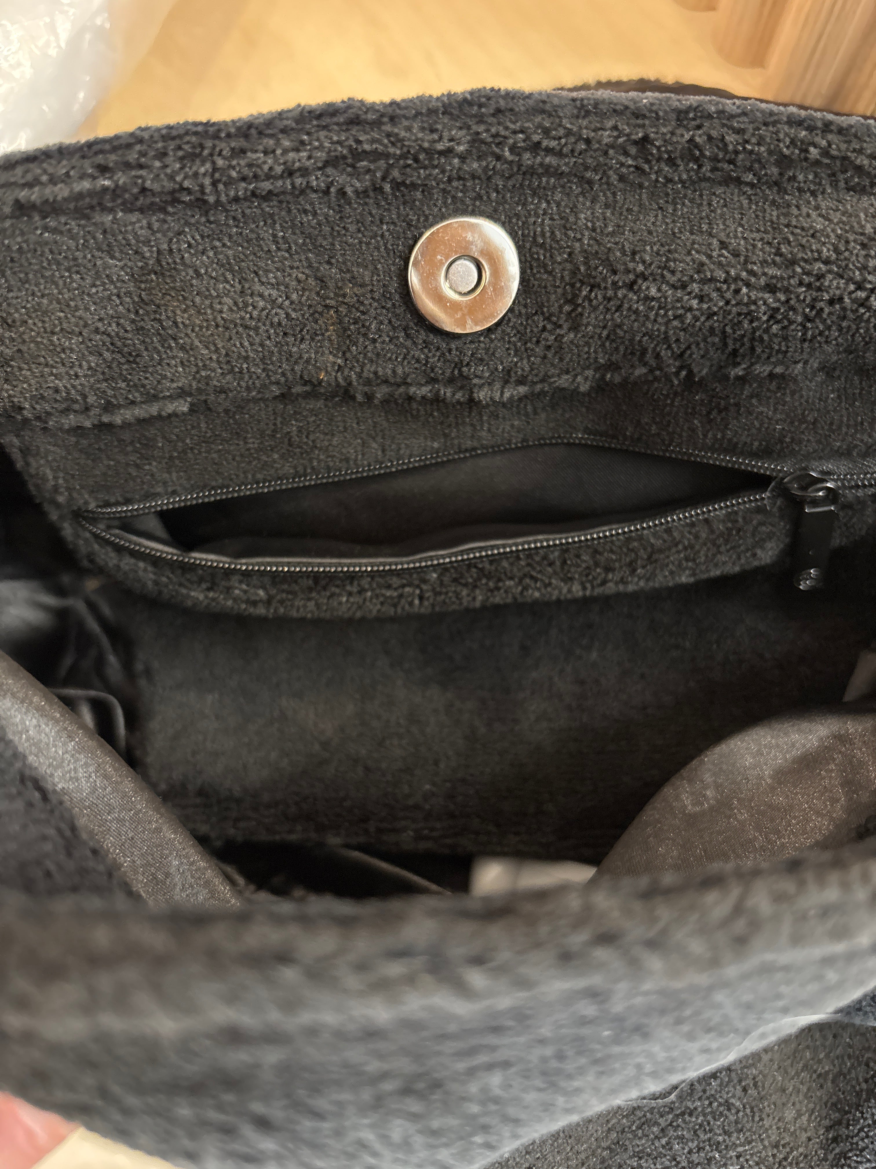 Y2k Chanel Velour Sidebag