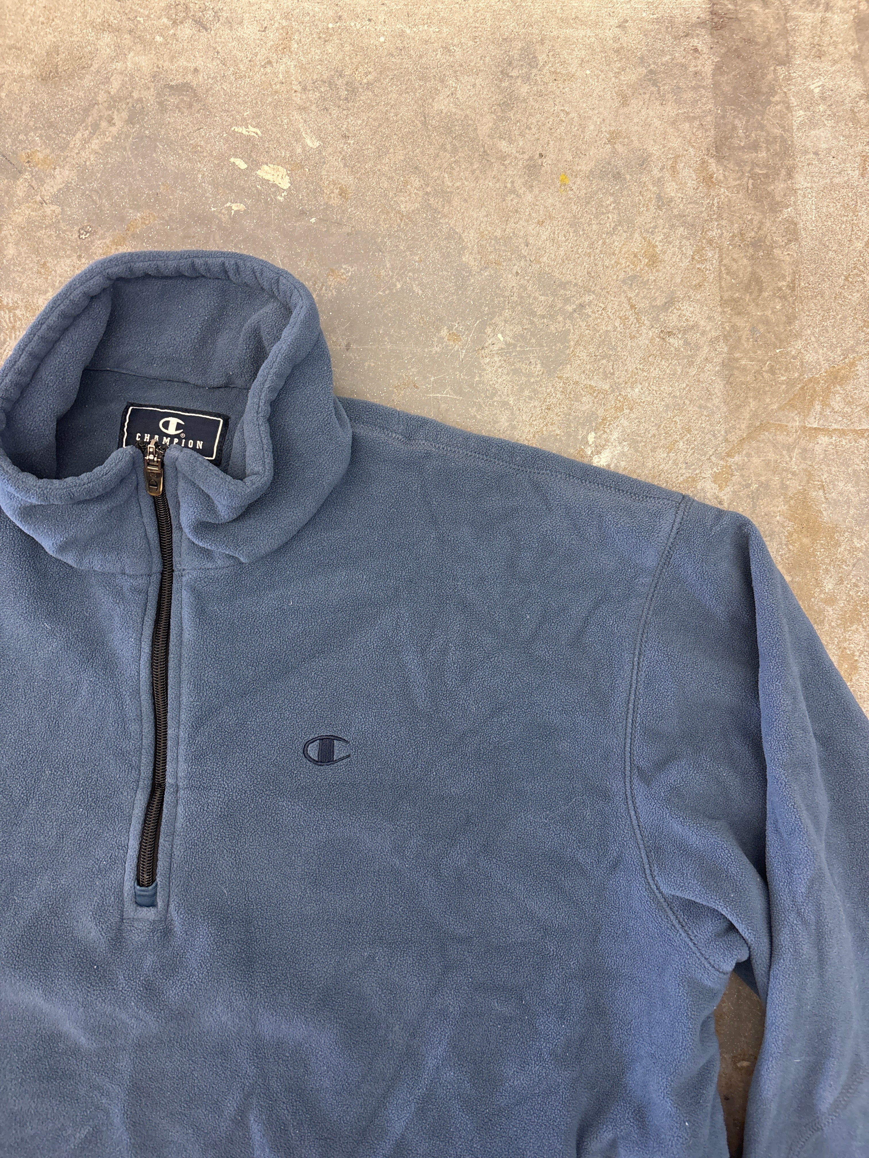 90s Champion fleece Quarter zip - Sz XL
