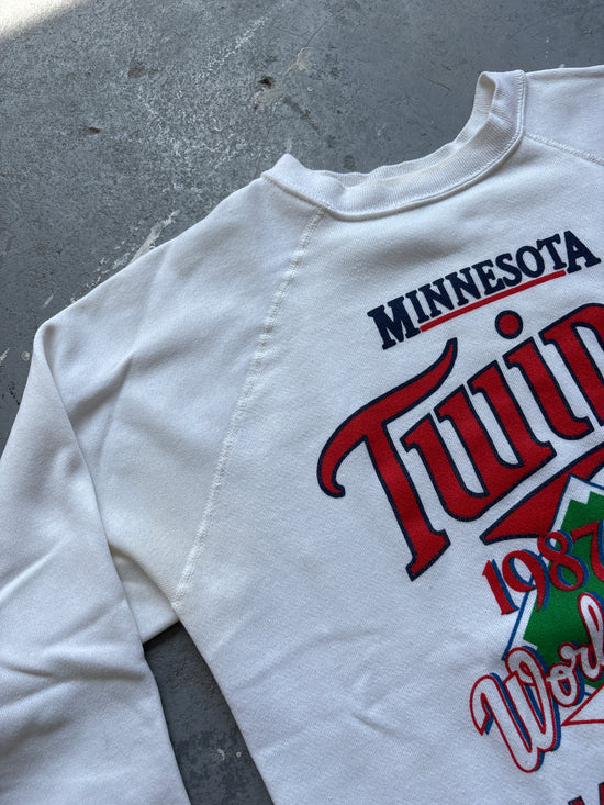 87' Minnesotya Twins World Series crewneck - Sz L