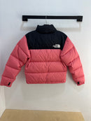 The North Face Nuptse Puffer Salmon/Black - Size Small