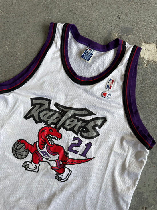 90' Champoin  Raptors Camby #21 Jersey - Sz 48(XL)