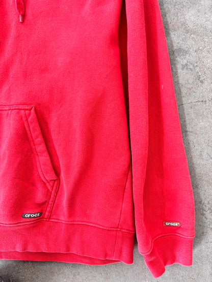 Y2K Crocs Red hoodie - Sz L