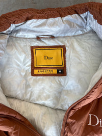 Dime MTL logo Brown Puffer Jacket - Size M
