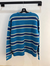 NEW Stussy Blue Stripe Wooll Sweater - Size M