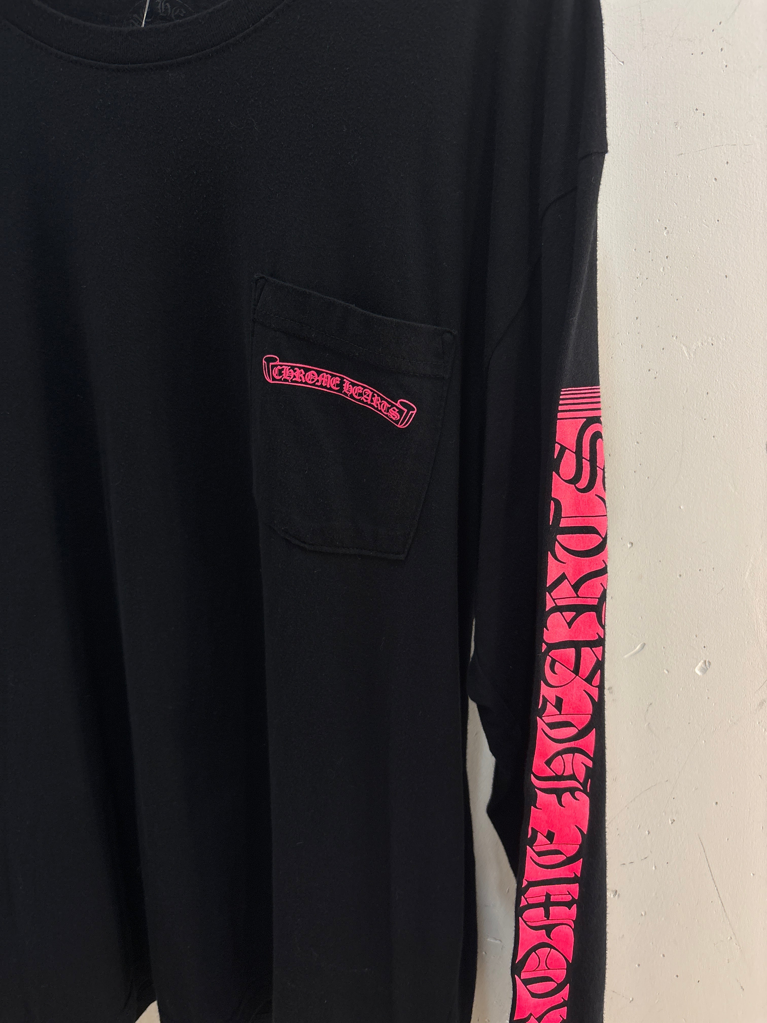 Chrome Hearts Made in Holllywood Pink Longsleeve- Size XL