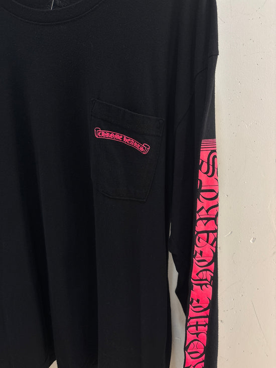 Chrome Hearts Made in Holllywood Pink Longsleeve- Size XL