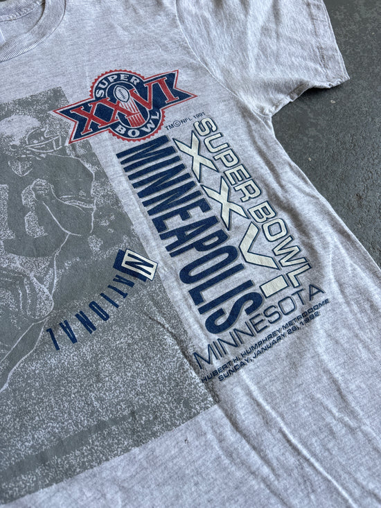 92' 26th Minneapolis Super Bowl tee - Sz M