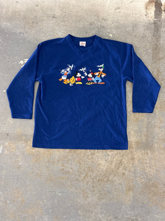 90s Disney 3/4 sleeve sweater- Sz M