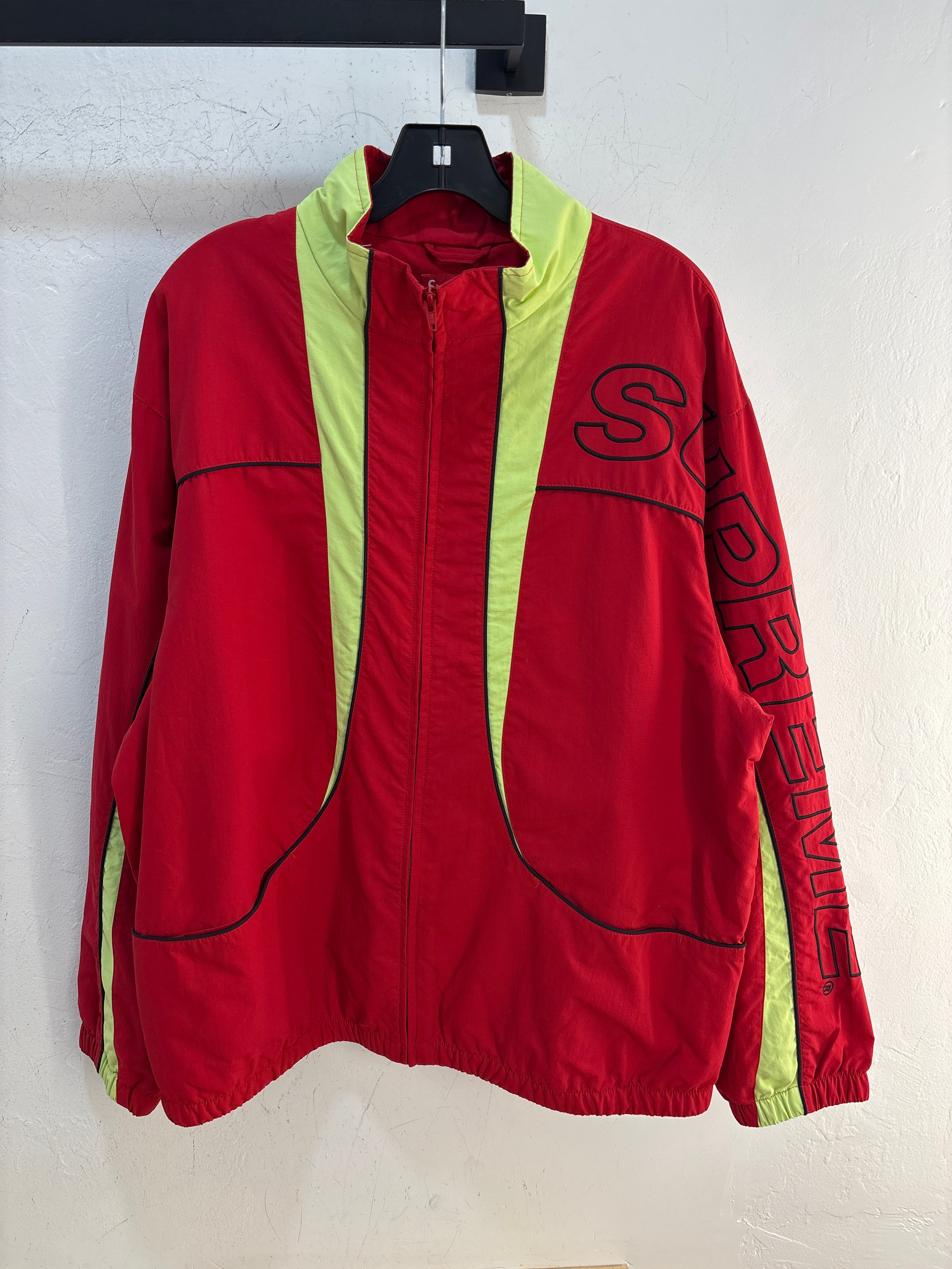Nouvelle veste de survêtement Supreme FW20 à passepoils - Taille XL