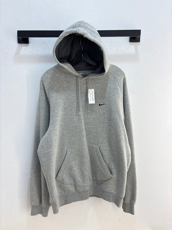 Y2k Nike Swoosh Grey Hoodie - Size L (Light Marks)