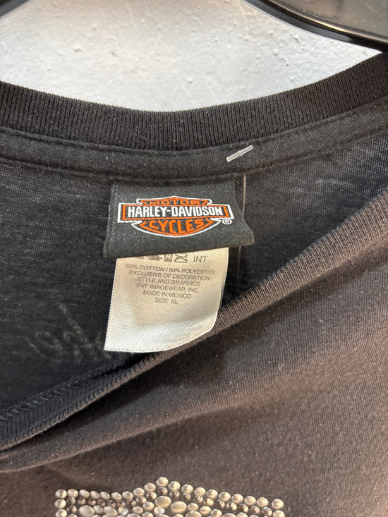 Harley Davidson Stud T-shirt - Size XL (W)
