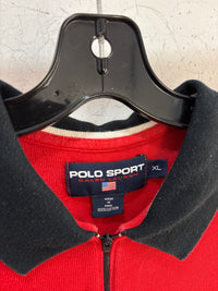 90s Polo Sport Red Polo - Size XL
