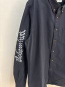 JJJJound Bohemian Navy Button Up - Size L