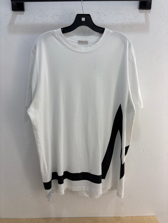 Moncler M White T-shirt - Size XXL