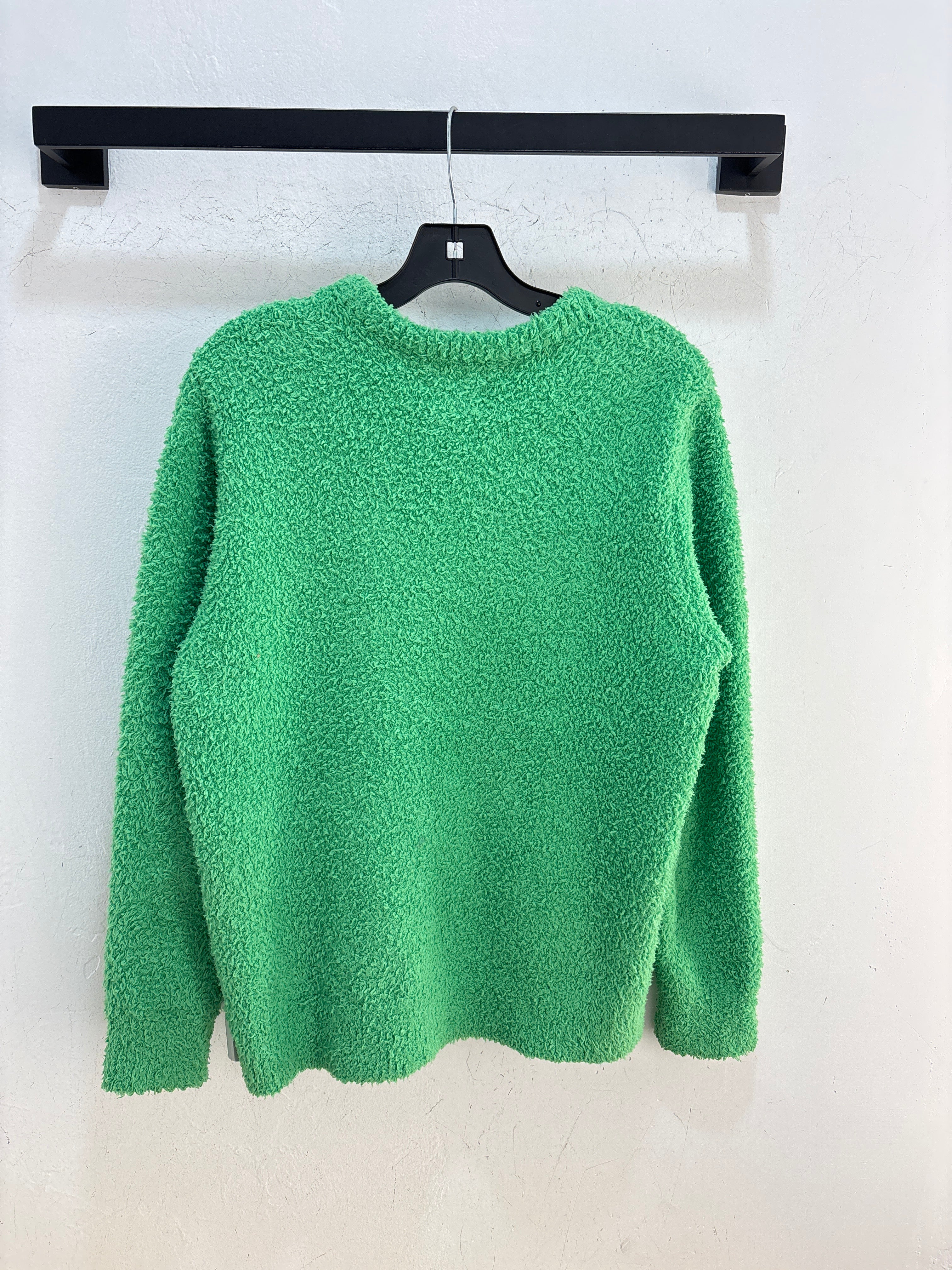 Stussy Green Fuzzy Sweater - Size M