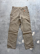 Carhartt Khaki carpenter - Sz 36x36