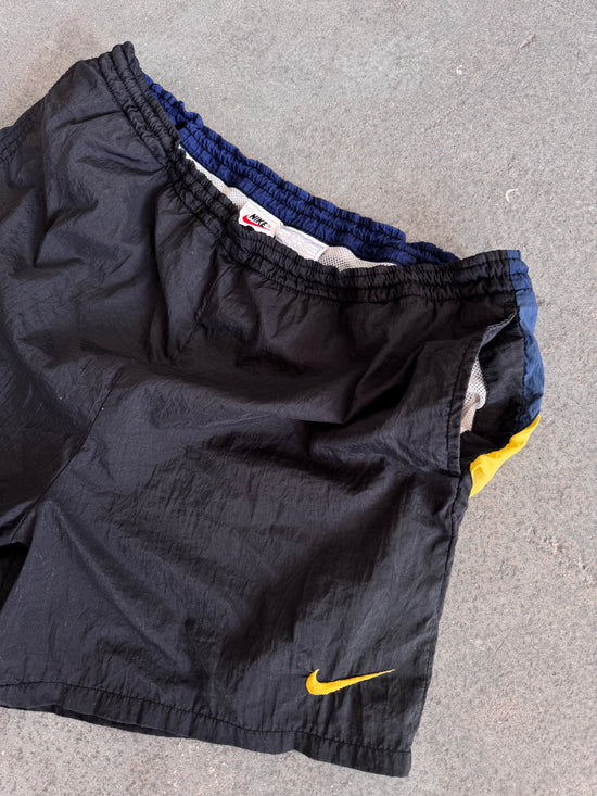 90' Nike Black/Yellow Trunk - Sz M
