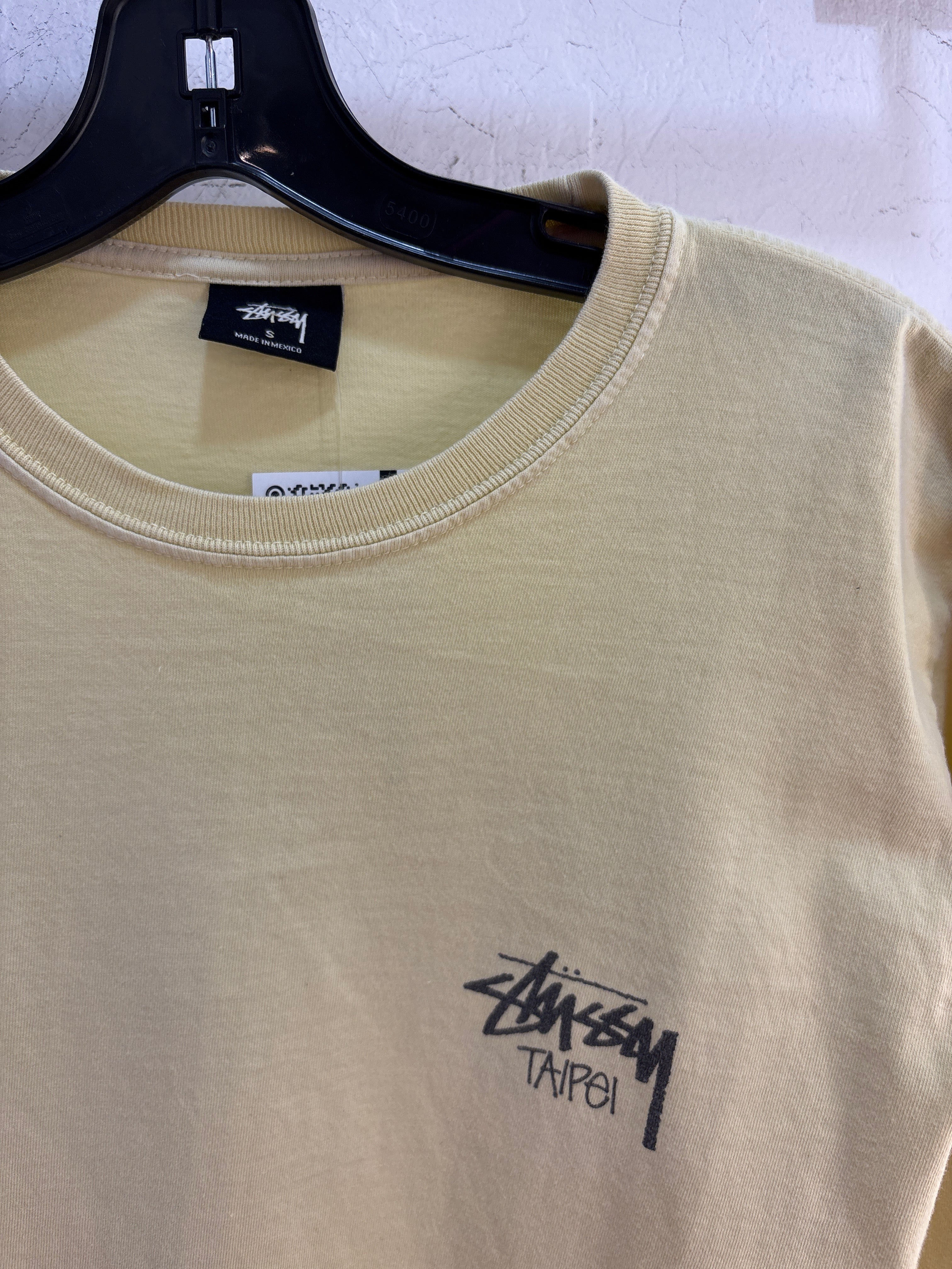 Stussy Taipei Yellow Longsleeve - Size S