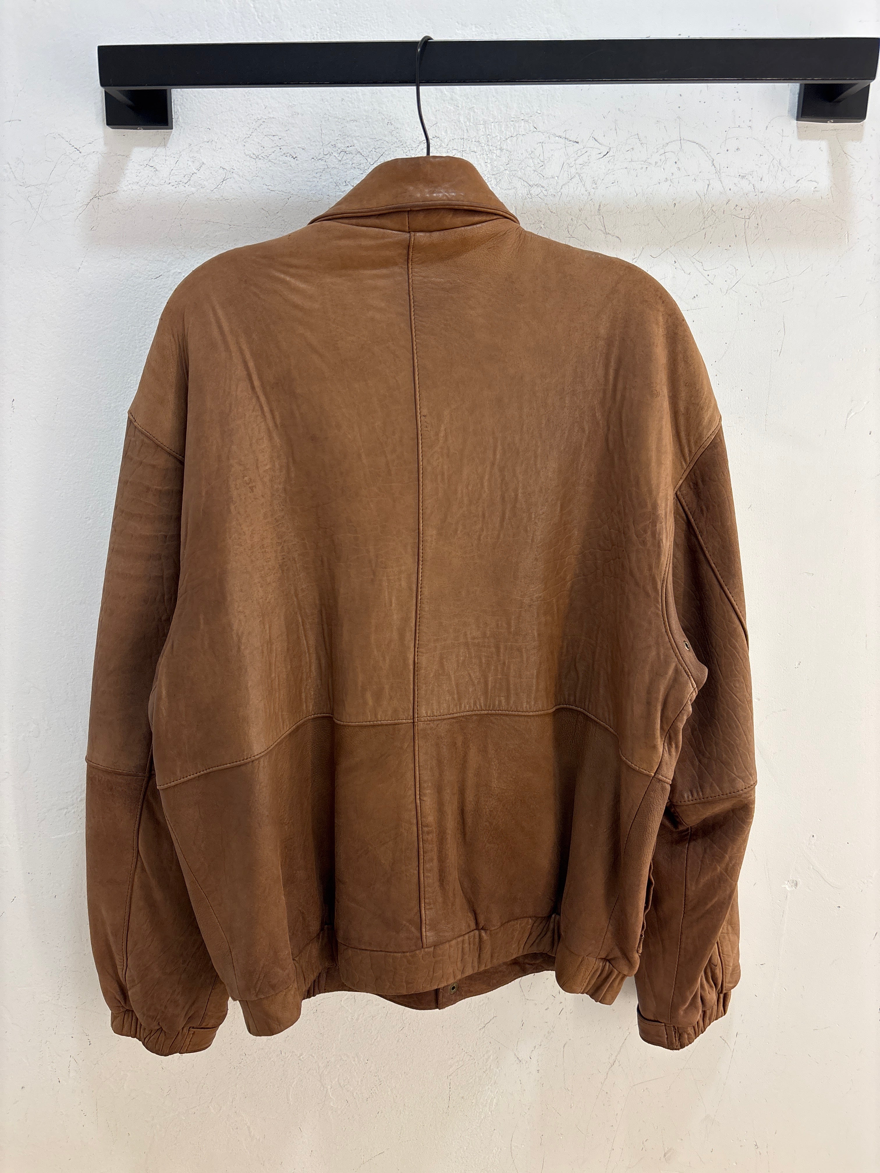 Eddie Bauer Brown leather Jacket - Size M
