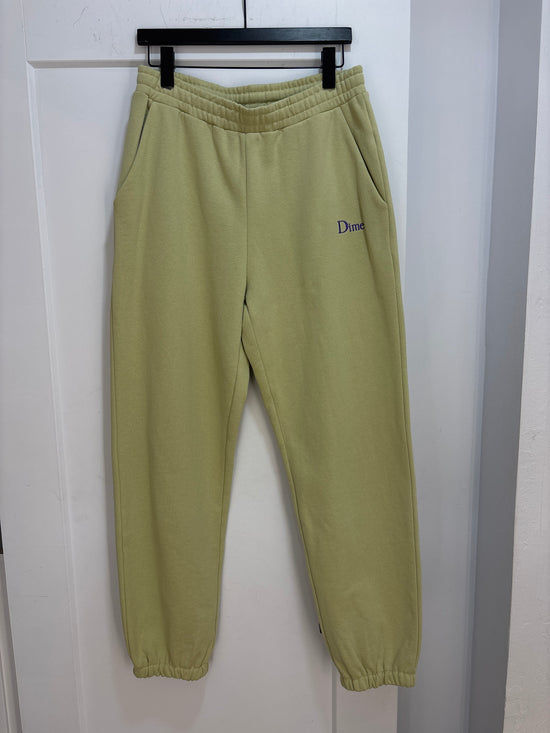 Dime Logo Greenish Sweatpants- size M
