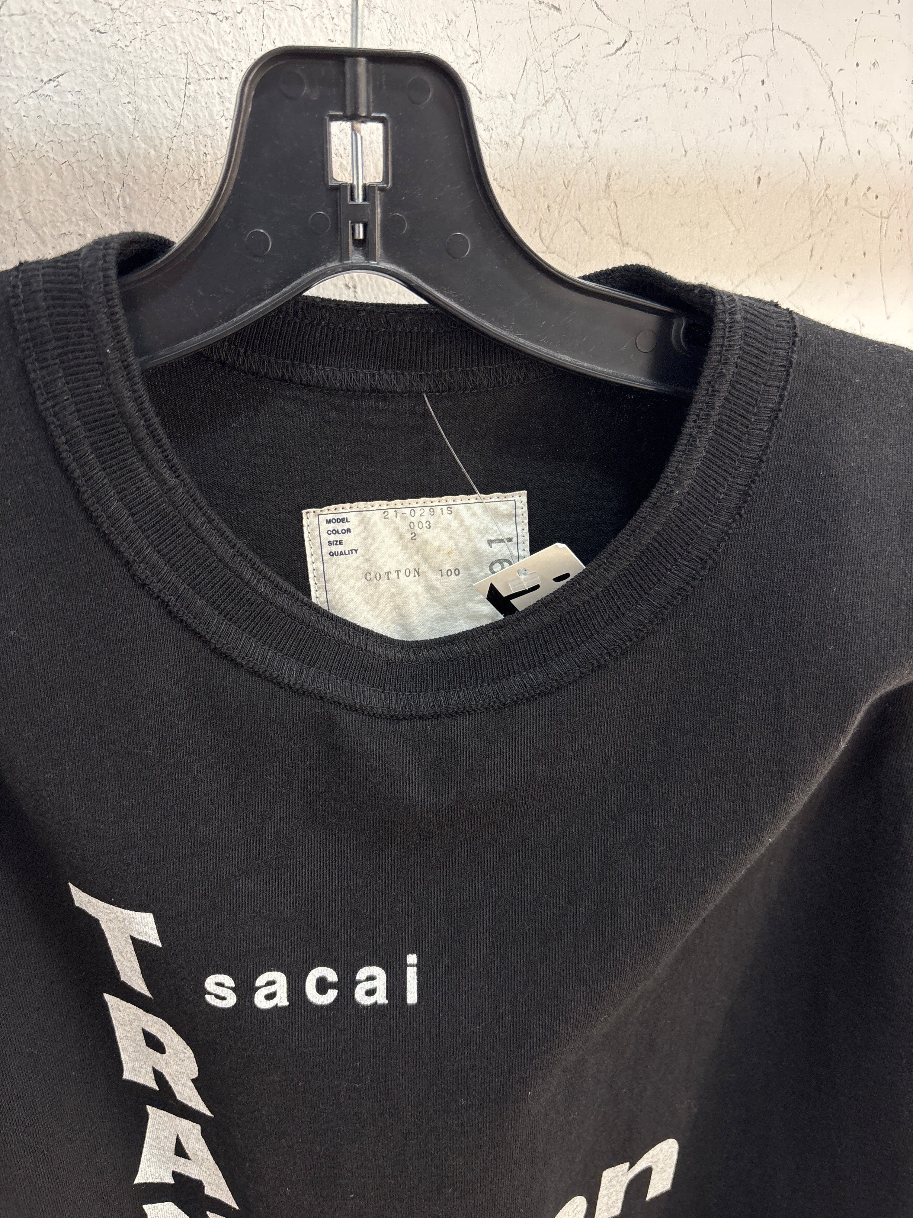 T-shirt Sacai Transition noir - Taille L (2)