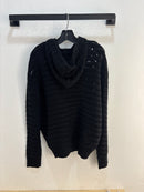 Senseera Perforated Zipup Hoodie