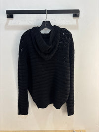 Senseera Perforated Zipup Hoodie