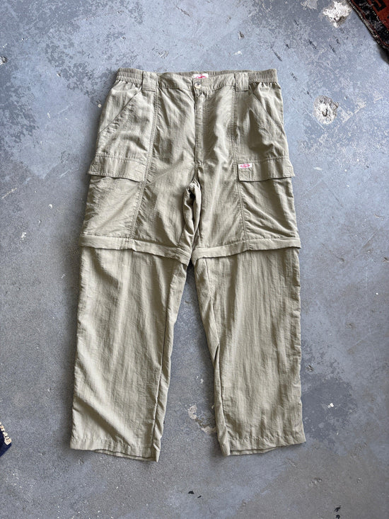 Berkley khaki green Convertible hiking pants -Sz Large