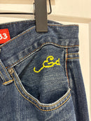 Y2K Ed Hardy Pirate Skull Jeans - Size 33