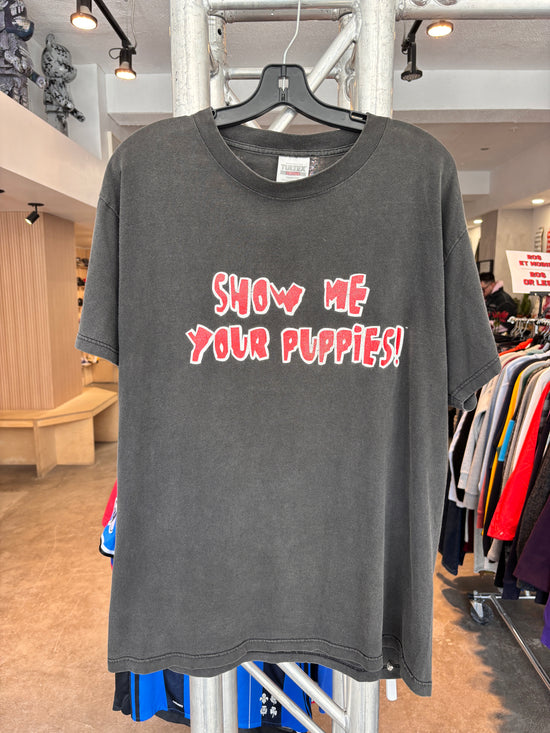 1999 JERRY Lawler Show me Your Puppies tee- Size L