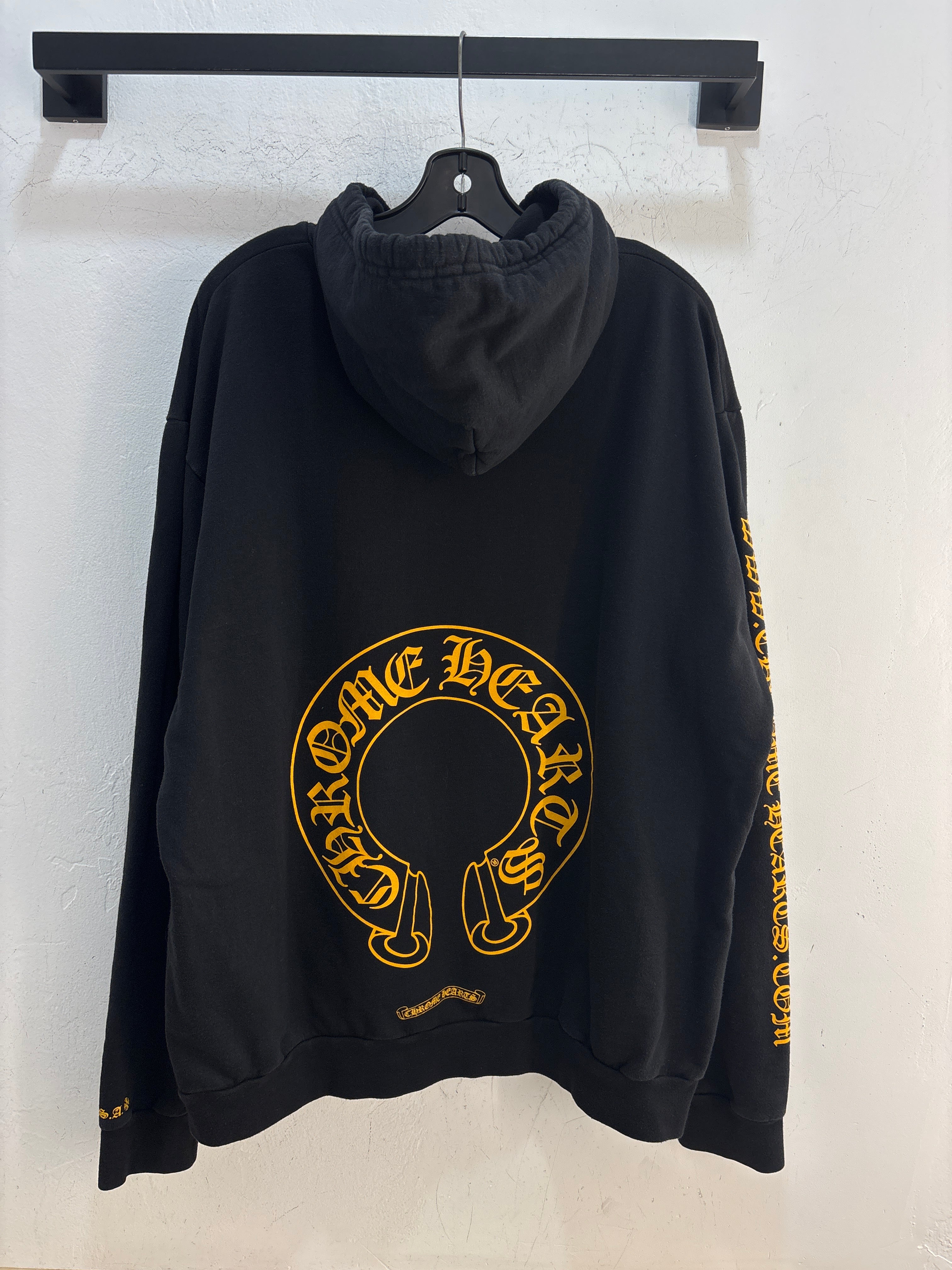 Chrome Hearts Yellow Online Exclusive Hoodie - Size XL