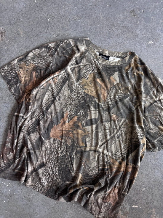 Real tree tee- Sz XL